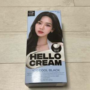 미쟝센 헬로크림 염색약 1CB 쿨블랙