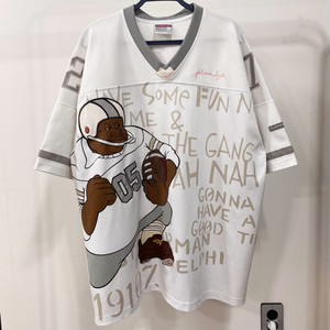 [2XL] 후부 90s 올드스쿨 풋볼 져지