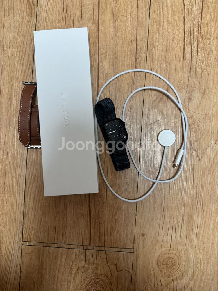 애플워치 9 41mm 미드나잇 풀박스 + 스트랩--0