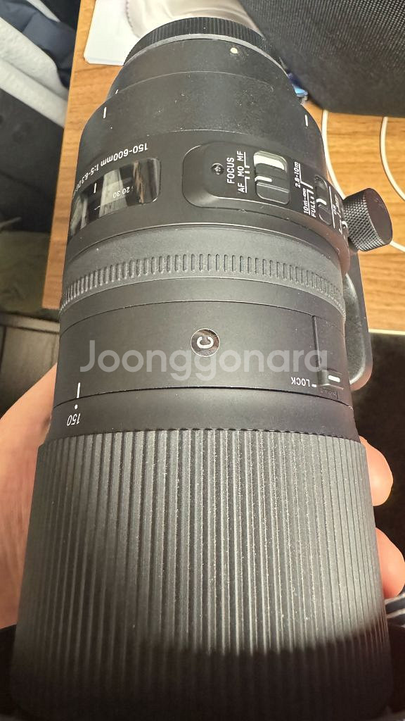 시그마 150-600mm 세기정품 최상급 캐논용 c--6