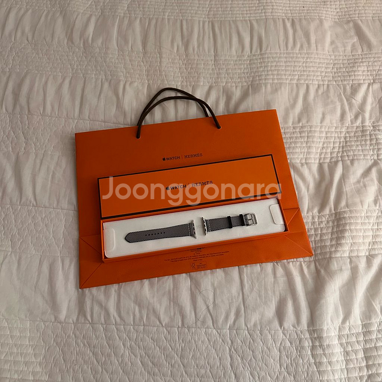 (미개봉) 애플워치 에르메스 토일 H 싱글투어 누아 4--0