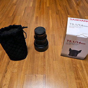 삼양 VDSLR 14mm T3.1 소니FE용 씨네렌즈