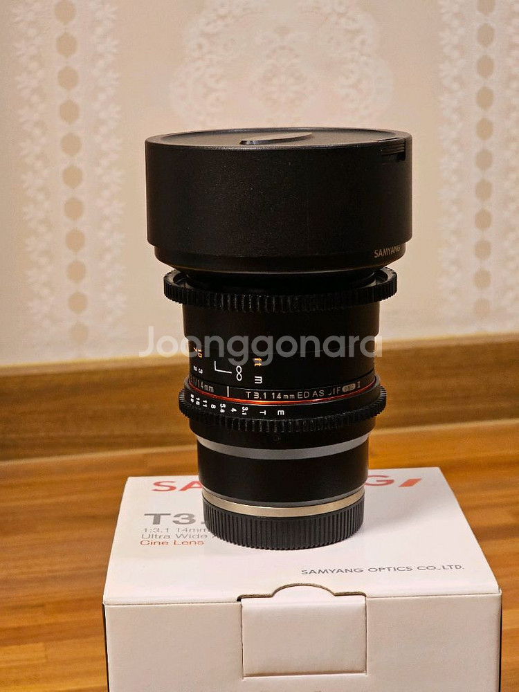삼양 VDSLR 14mm T3.1 소니FE용 씨네렌즈--1