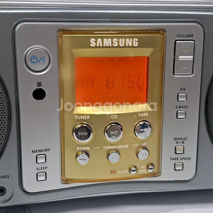 빈티지 감성! 삼성 카세트/CD 레코더 RCD-Y65--5