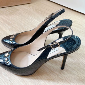 JIMMY CHOO 지미추 스타 스터드 슬링백 샌들 하
