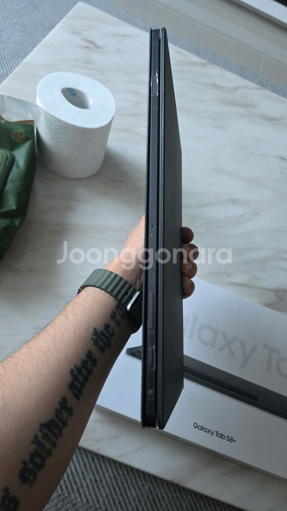 갤럭시탭 S8+ 128G WIFI 정품키보드 판매합니다--7