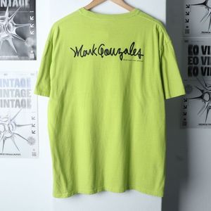 (L-XL) 마크곤잘레스 반팔 티셔츠 로고 그린