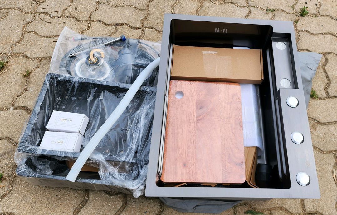 SUS304 사각 싱크볼 새상품(스텐)--1