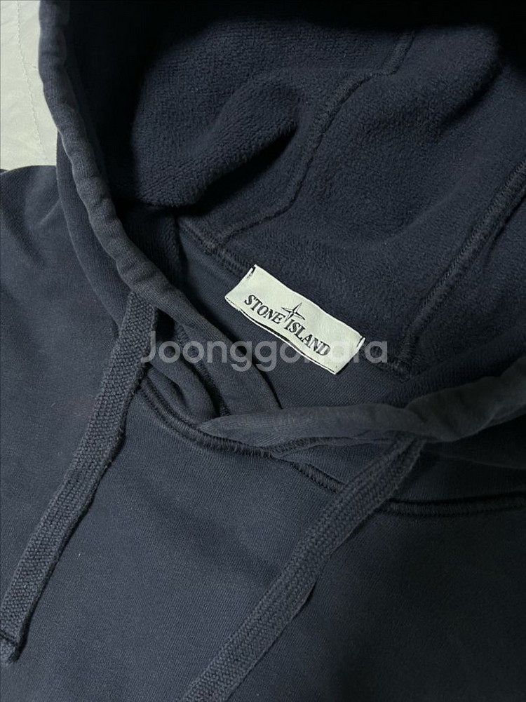 [xl] 21fw 스톤아일랜드 후드티 다크네이비--3
