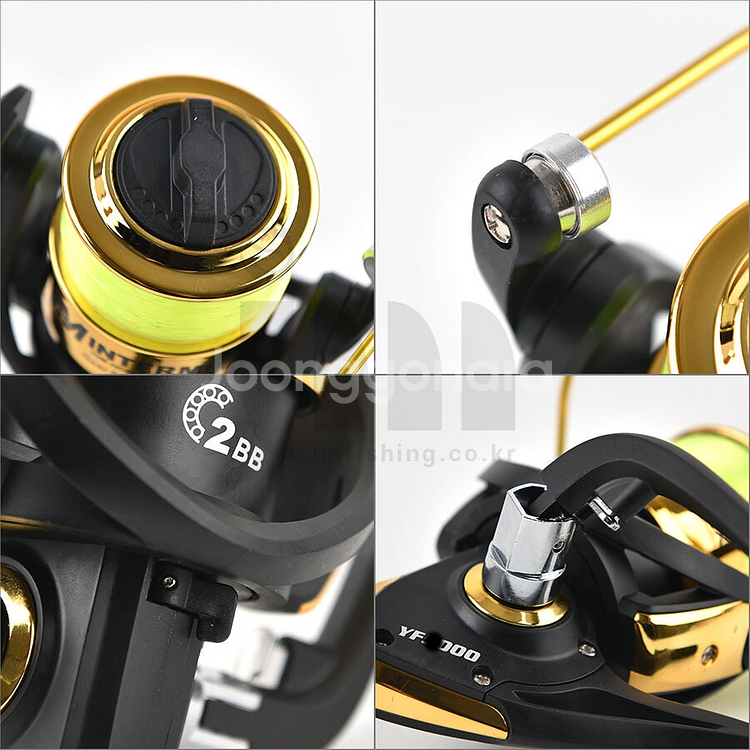 원투낚시대3.4m8대+4000번릴8대+받침대2개+소품--8