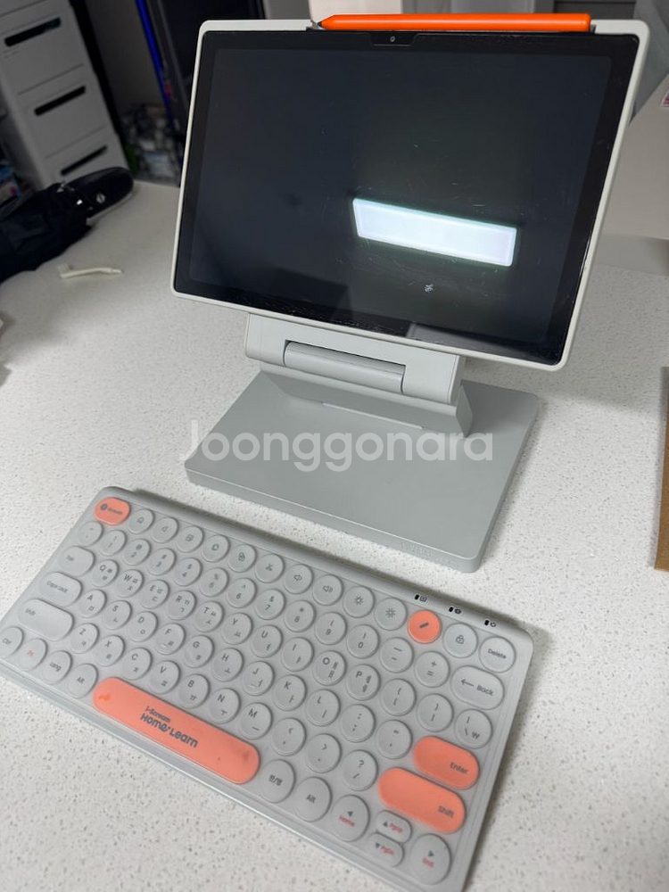 스마트패드 홈런 학습기 태블릿 (거치대+키보드+펜슬포함--0