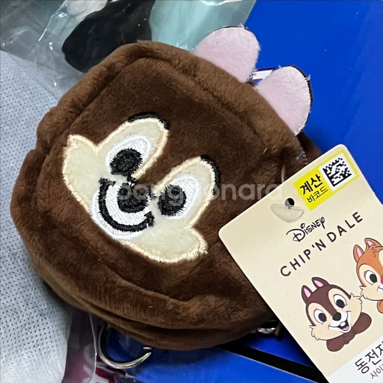 다이소 칩앤데일 동전지갑 키홀더--0