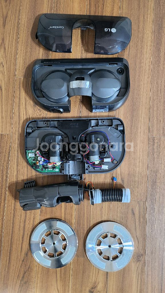 LG 코드제로 A9/A9S 물걸레 흡입구와 침구헤드--1