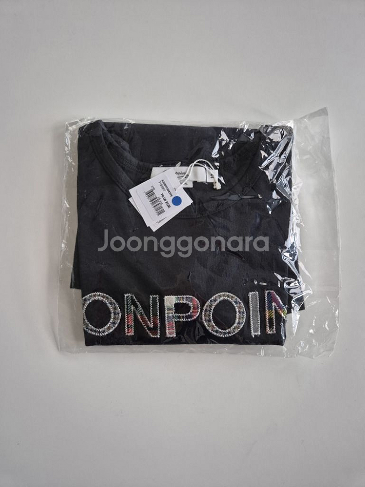(새상품) 봉쁘앙 자수 패치 로고 티셔츠 10세 사이즈--4