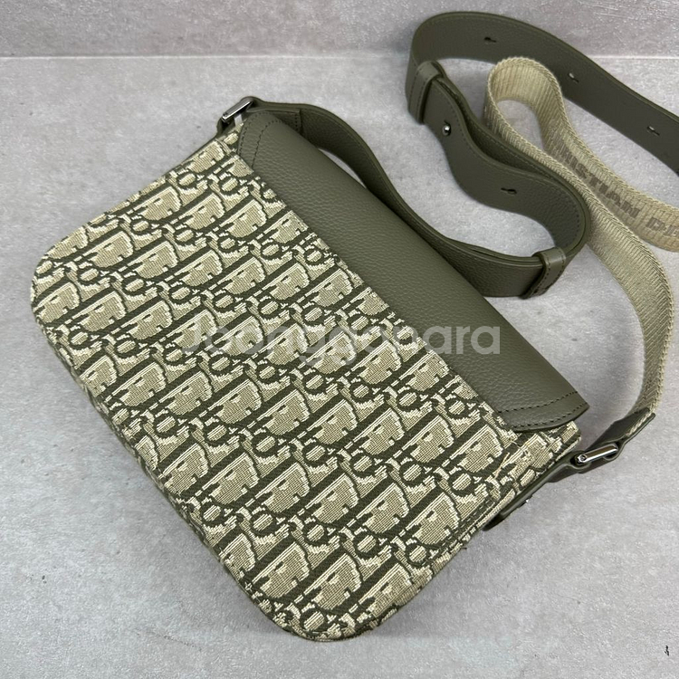 [스몰사이즈]디올 오블리크 새들 플랩 메신저백--2