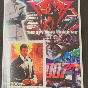 2003년 007영화 제임스본드기념 우표Roger Mo