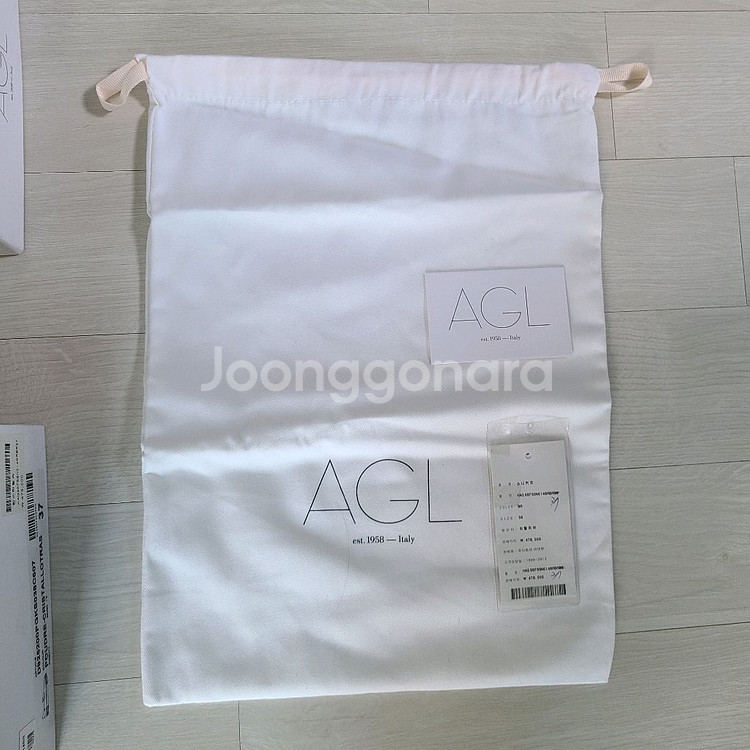 AGL 여성 소가죽 슬립온 37 새상품--9