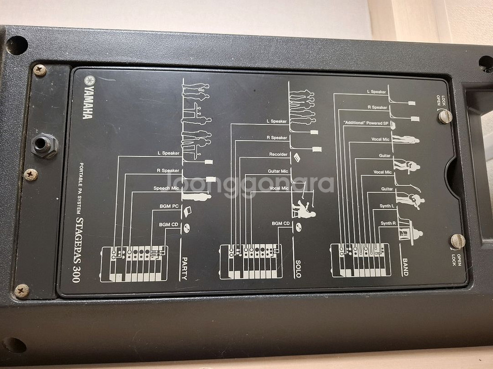 Yamaha Stagepas 300 앰프 스피커 믹서--2