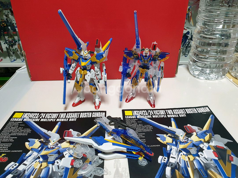건담 가조립조립품 2종 일괄 hg v2 어썰트 버스터--1