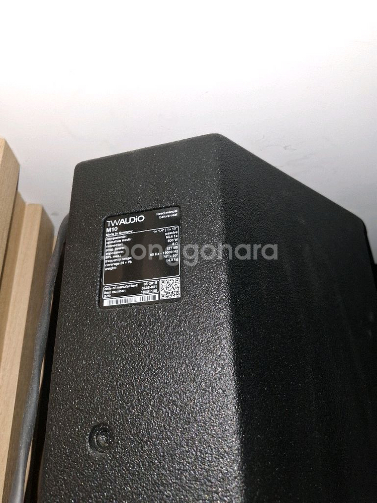 TWAUDIO 스피커 M10 모델(개당,총2개)--1