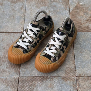 (220)엑셀시오르 카모 캔버스 스니커즈 운동화 이미지