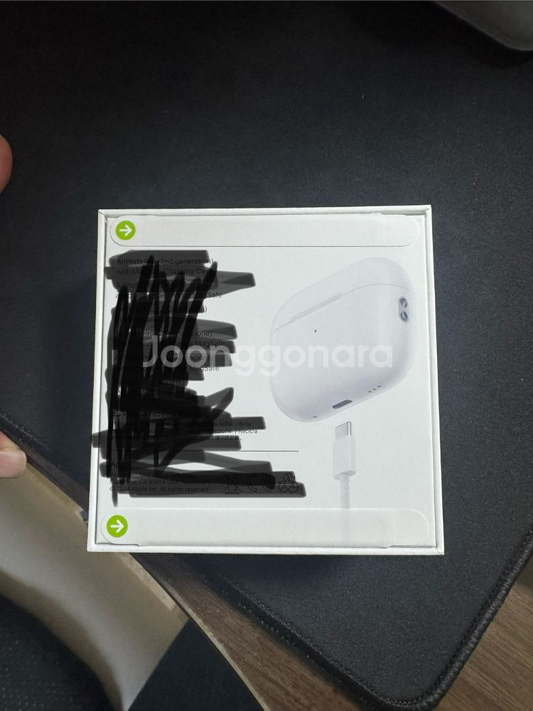 에어팟프로 2세대 usb-c 미개봉 새상품 판매--1