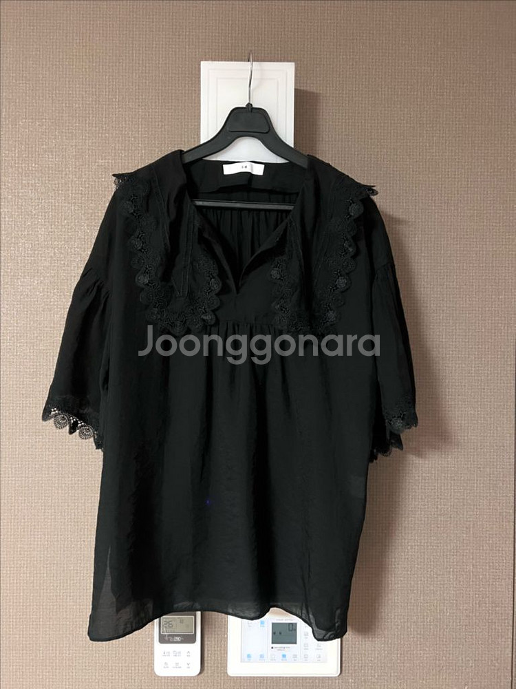 제평 아이디 레이스 세일러 빅카라 블라우스 타임--0