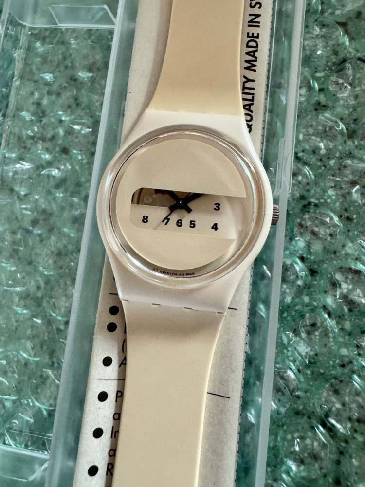 1997 빈티지 스와치 젠트 클리어 스크린 모델 새상품--1