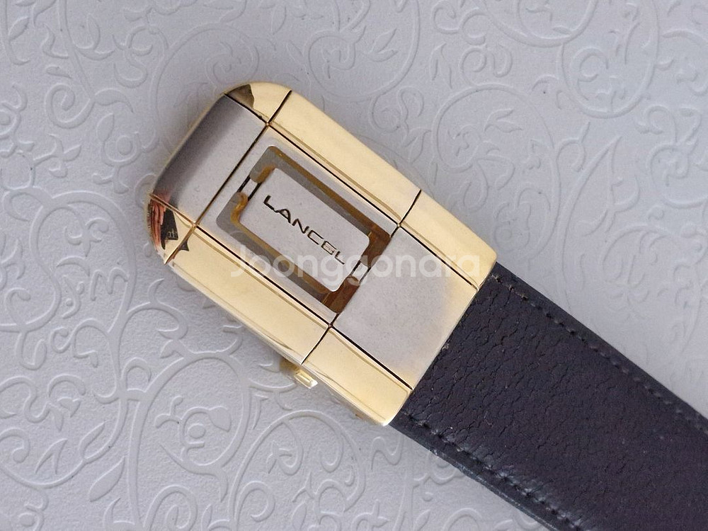 LANCEL 란셀 이태리 가죽벨트 정품--1