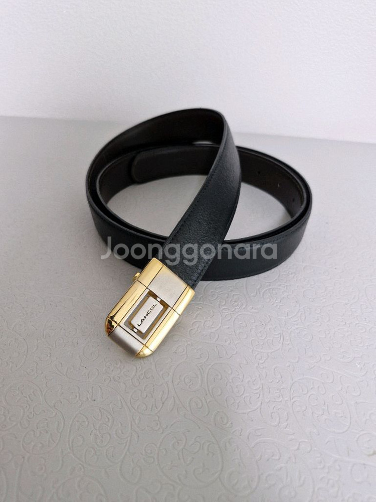 LANCEL 란셀 이태리 가죽벨트 정품--0
