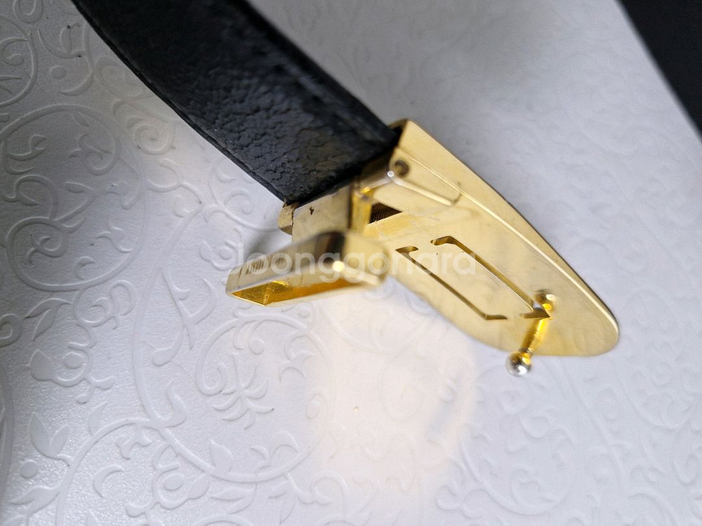 LANCEL 란셀 이태리 가죽벨트 정품--6