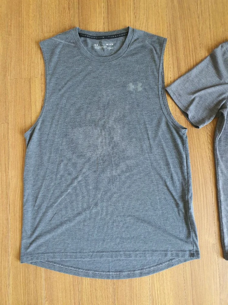 언더아머 HEATGEAR 티셔츠 .나시 M 2종 일괄 이미지