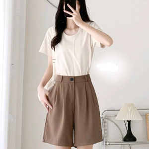 하늘하늘한 쉬폰 5부 반바지(새옷)