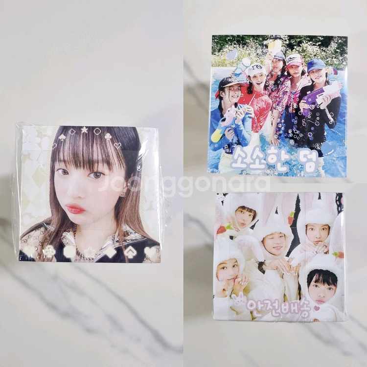 뉴진스 판스 스티커 안전배송 소소한덤 하니 도무송--0