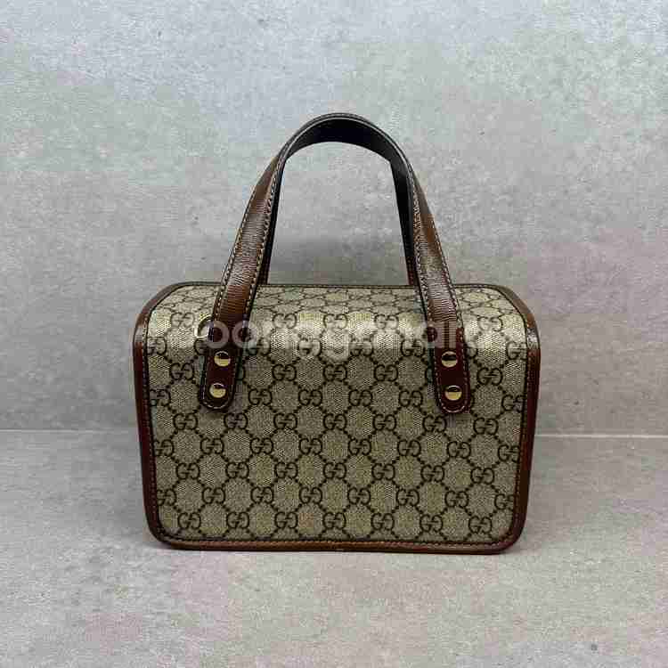 [정품]구찌 홀스빗 1955 스몰 탑 핸들백--1