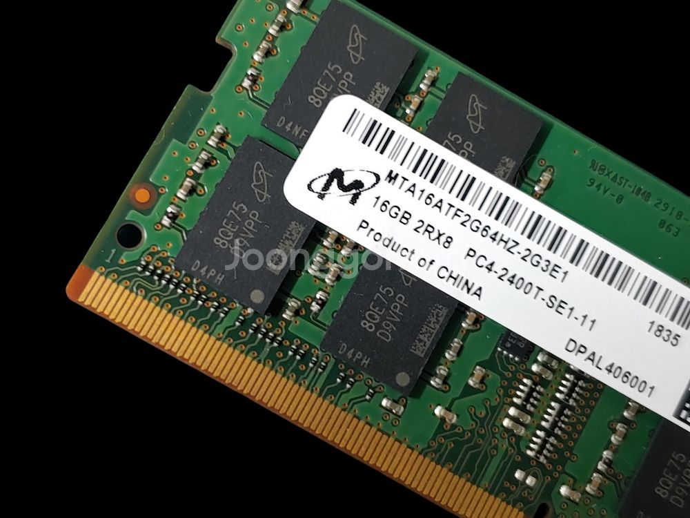 마이크론 DDR4 16GB 2400T 노트북 메모리--3