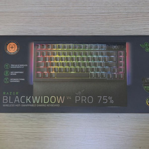 레이저 블랙위도우 V4 PRO 75% US