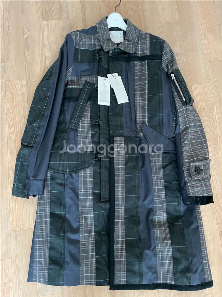 사카이 SACAI 패치워크 코트--0