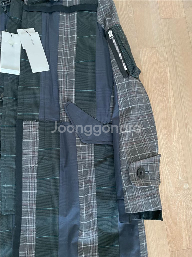 사카이 SACAI 패치워크 코트--3