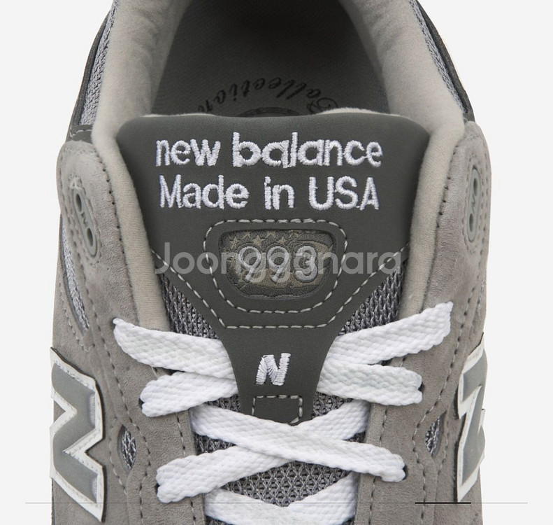 [새상품] 뉴발란스993 메이드인 USA 그레이 265--6