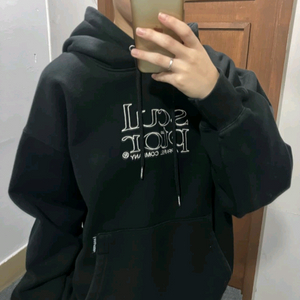 스컬프터 기모 후드티