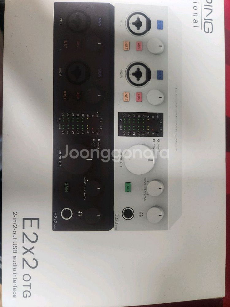 미개봉 토핑 e2x2 otg 오디오인터페이스--0