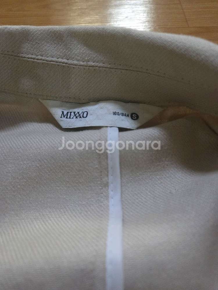 미쏘 베이지S 간절기자켓 팔아요--1
