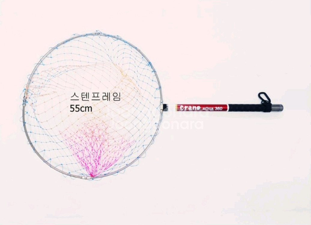 (택포)바다뜰채360+스텐프레얌,뜰채망55cm--7