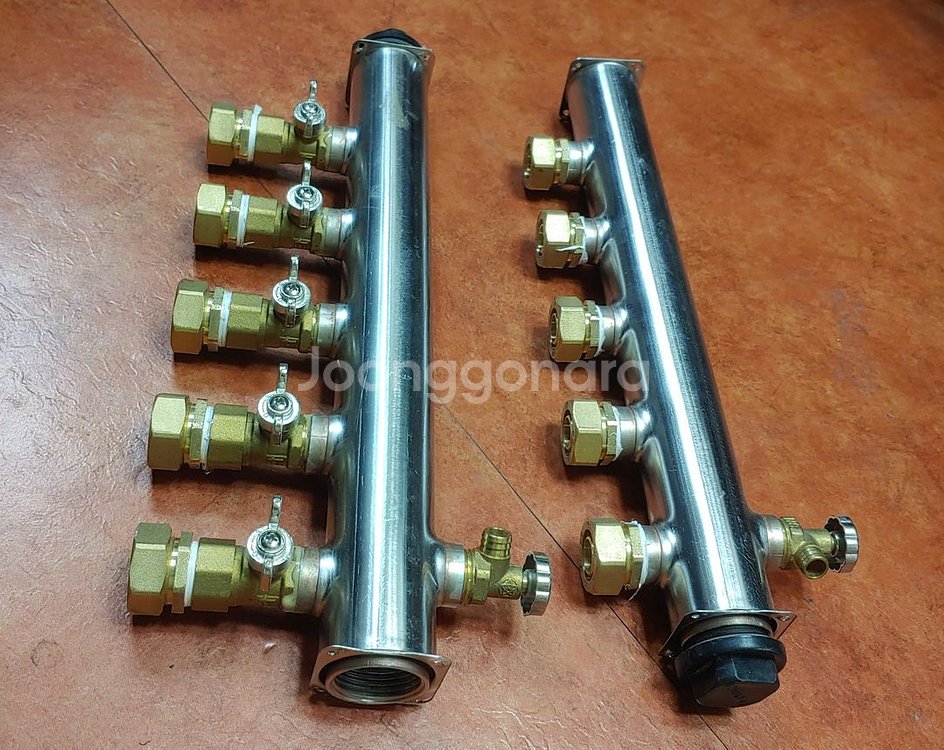 난방분배기 ( 5구 스텐 기름용)--1