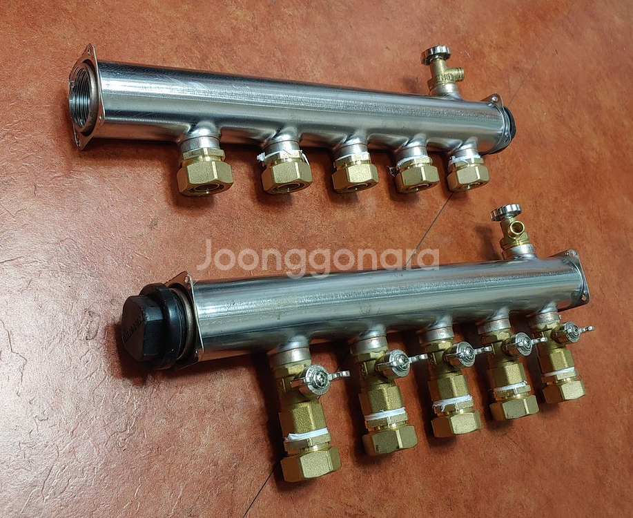 난방분배기 ( 5구 스텐 기름용)--2