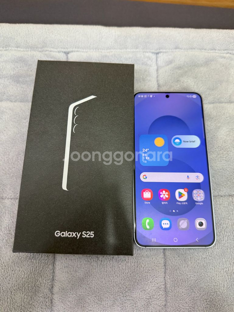갤럭시S25 자급제 아이스블루512G--0
