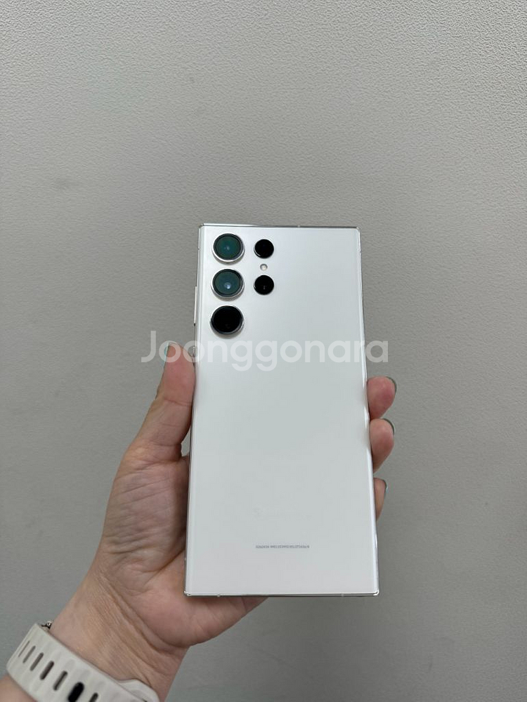 (부산중고폰)갤럭시s23울트라 화이트 512g 판매해요--1