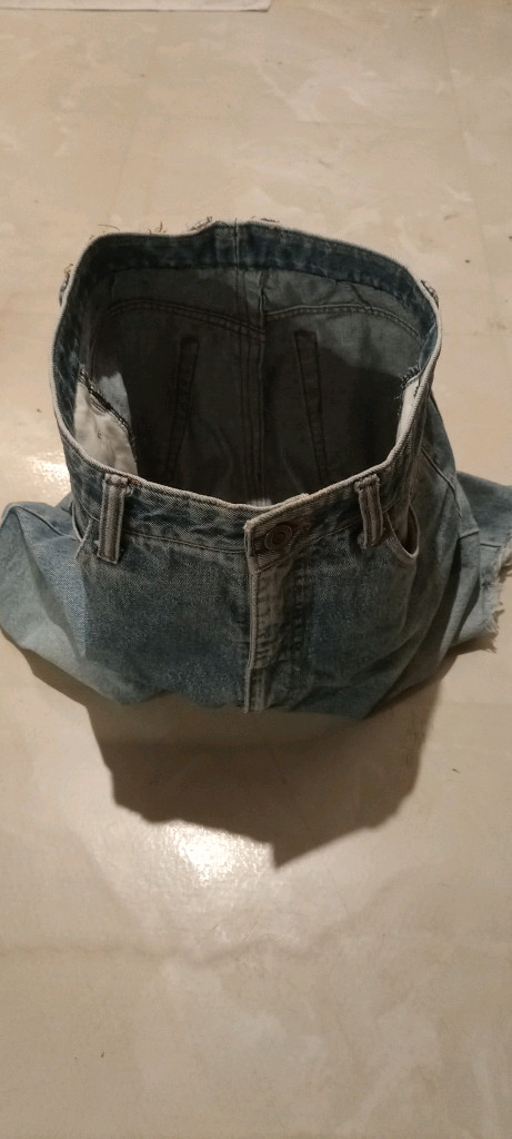 메이폴 데님 반바지. 사이즈 M 청바지 반바지 이미지