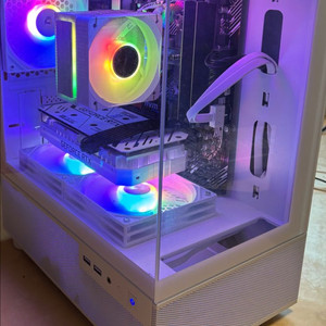 화이트 어항 PC 세트